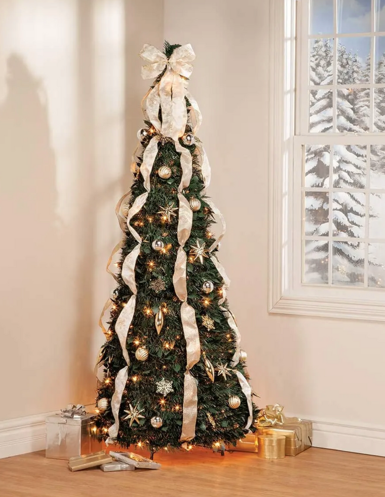 Arbol De Navidad Artificial Decoración Con Luces y Sonido