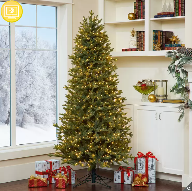 Árbol de Navidad Pre-iluminado 1.9M con Luces Radiant Micro LED